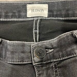 Hudson Krista low rise skinny jean washed black size 30